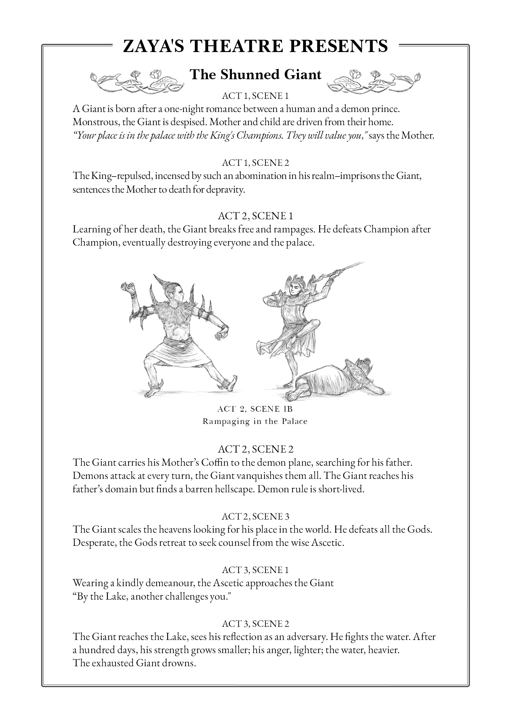 Tragedy At Zaya's Theatre